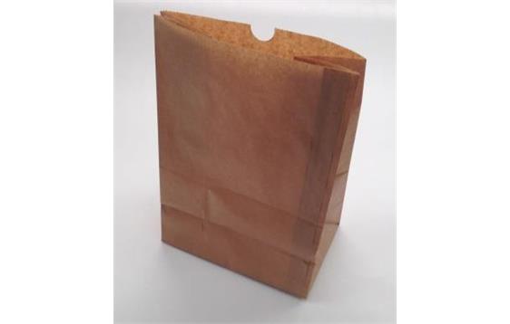 9405783  13031865 Papirpose brun kraft 180X110x265mm (500) klossbunnpose i 60 gr - 3 kg.